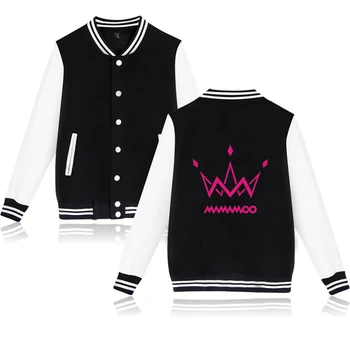 

2019 New KPOP MAMAMOO Urban Simple Casual Men And Women Baseball Uniform With Jacket Jacket Cardigan Loose Dropshipping
