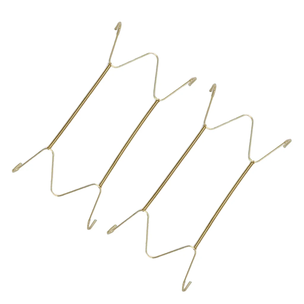 Invisible Metal Wire Plate Hangers Dish Display Holder with Smooth Tip 6'-16'