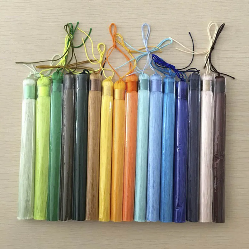 10 шт. 15 см длинные шелковые кисточки Шарм Кулон для Diy ювелирных изделий кисточкой серьги ручной работы одежда Ремесла Результаты поставщика