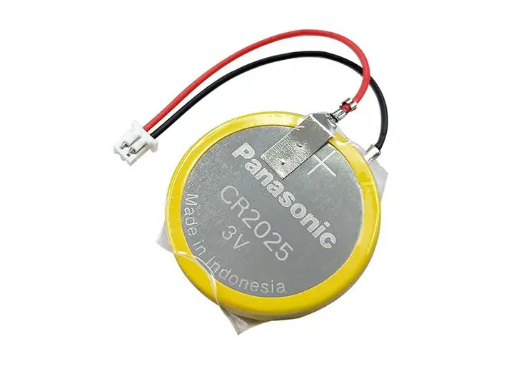 

10pcs/lot Panasonic CR2025 3V Lithium Battery Button Coin Batteries Cell With Plug For IBM Lenovo Computer Motherboard AFPX-BATT