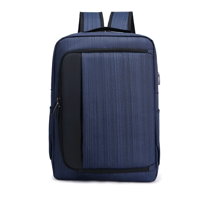 

Leisure men backpack for laptop 14 inch Black Large Capacity 2019 USB Male Back Pack College Light Solid High School Bags Big
