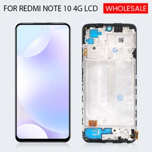 

Free Shipping For Xiaomi Redmi Note 10 4G Lcd For Redmi Note 10S Touch Screen Digitizer Assembly With Frame