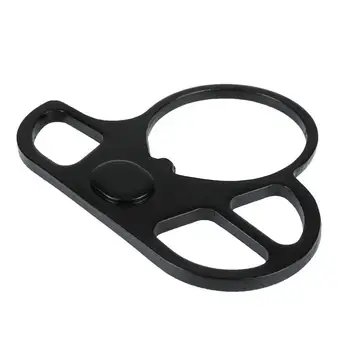 

Outdoor tactical hunting accessories fast and easy to remove aluminum alloy strap loop strap buckle black wear strap loop