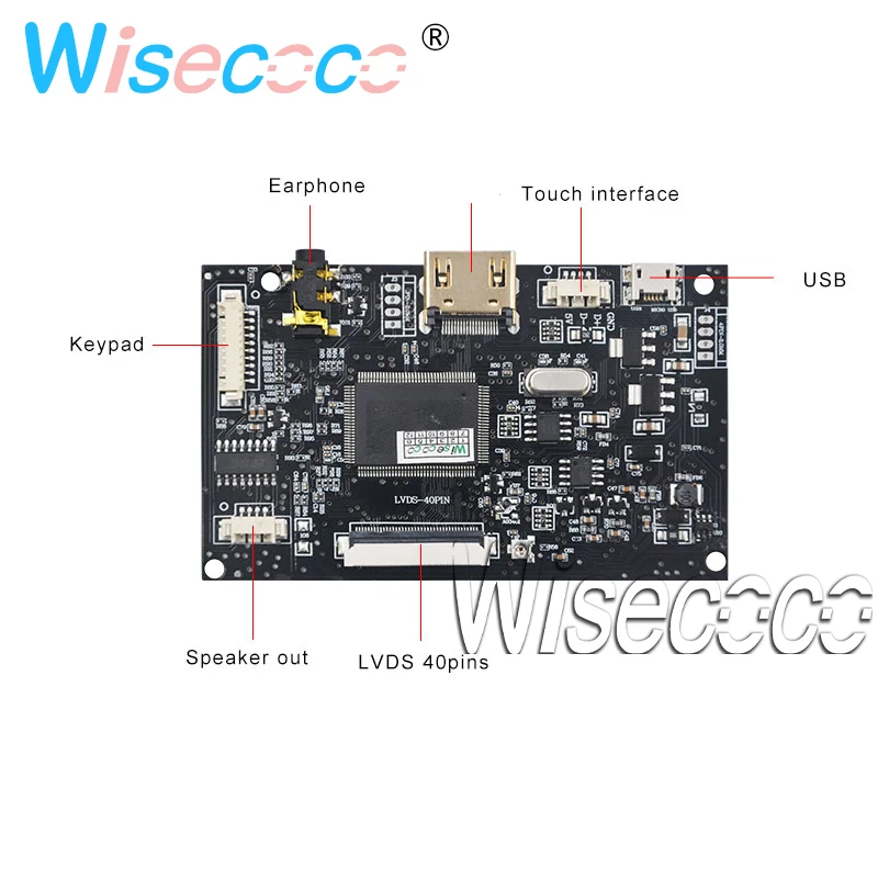 Monitor Ips de Polegadas Resolução 1024x768 Tela Lcd com Driver Lvds de 40 Pinos para Tablet - Imagem 5