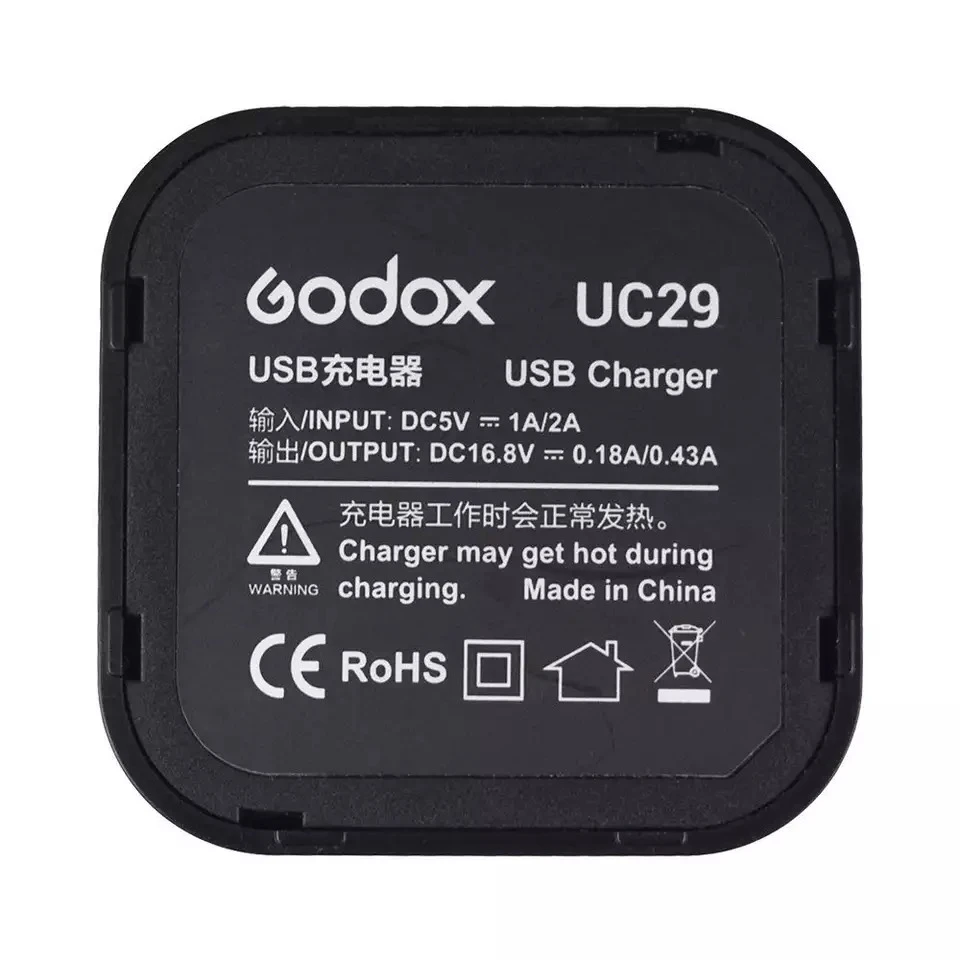 Зарядное устройство USB Godox UC29 для аккумулятора WB29 вспышки AD200|Аксессуары