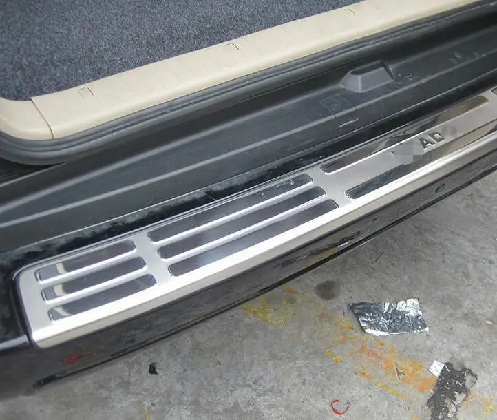 Для Toyota Prado FJ120 2003-2009 стальной задний бампер защитная пластина защитная крышка 1 шт