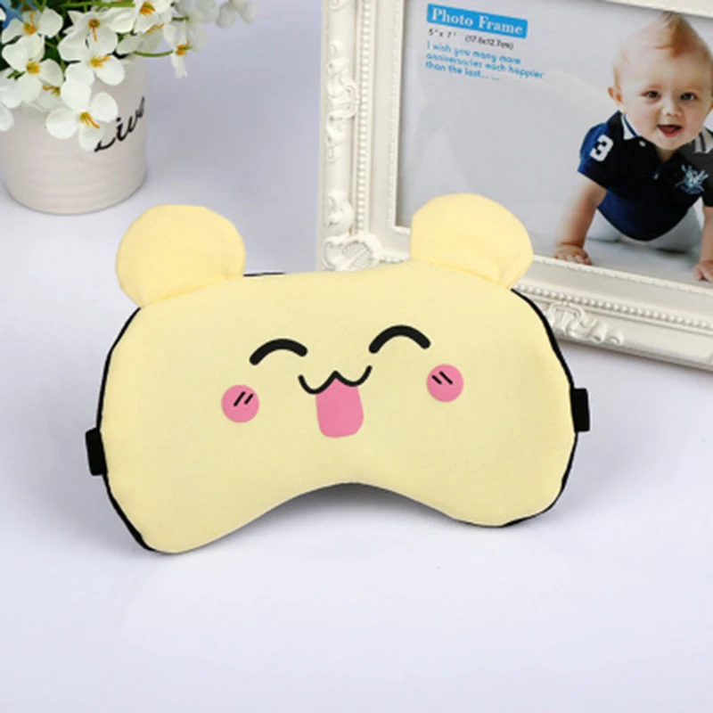New Cute Sleeping Eye Mask Cartoon Shading Eye Shade Sleeping Cover Eyepatch Blindfolds Eyeshade Health Sleep Shield Light