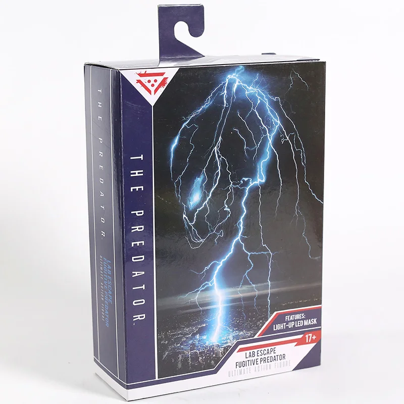 NECA Хищник 2018 Lab Escape беглый Хищник конечная фигурка игрушка с светильник