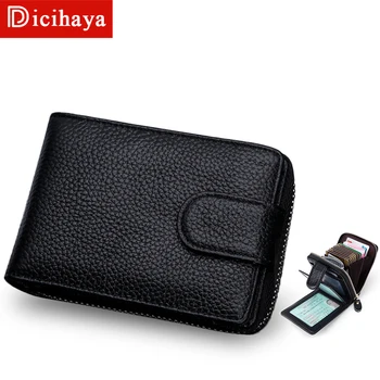 

Cowhide Women Wallet Bank Card Purses Coin Purse Female Small Portomonee Bifold Rfid Wallet Lady Purse Girls Money driver Bag
