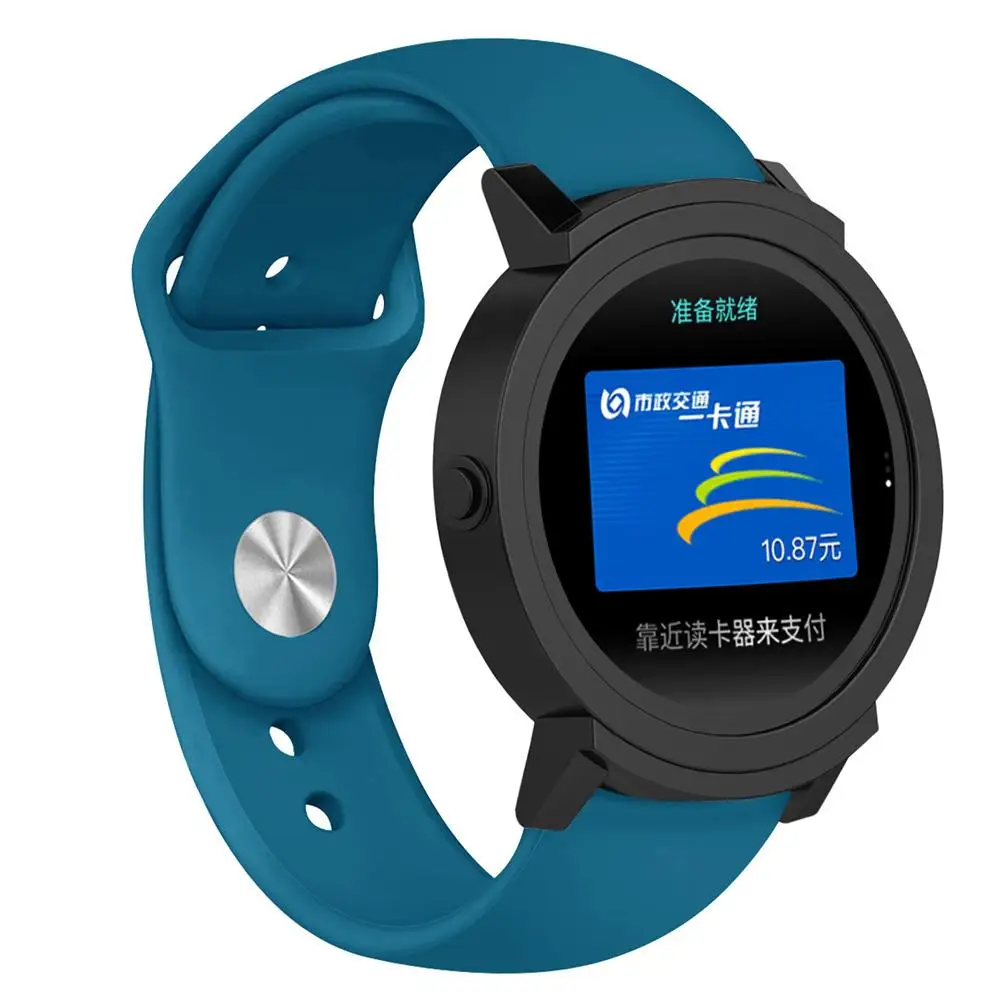 Цветной мягкий силиконовый 20 мм браслет для ремешка часов для TicWatch E TicWatch 2 сменный Браслет унисекс