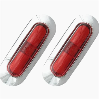 

4 LED Car Truck Side Marker Lights External Lights Warning Tail Light Brake Lamp