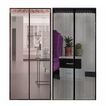 

Summer Mesh Net Anti Mosquito Insect Fly Bug Door Curtain Magnetic Automatic Closing Door Screen Curtain 6 Sizes Drop Shipping