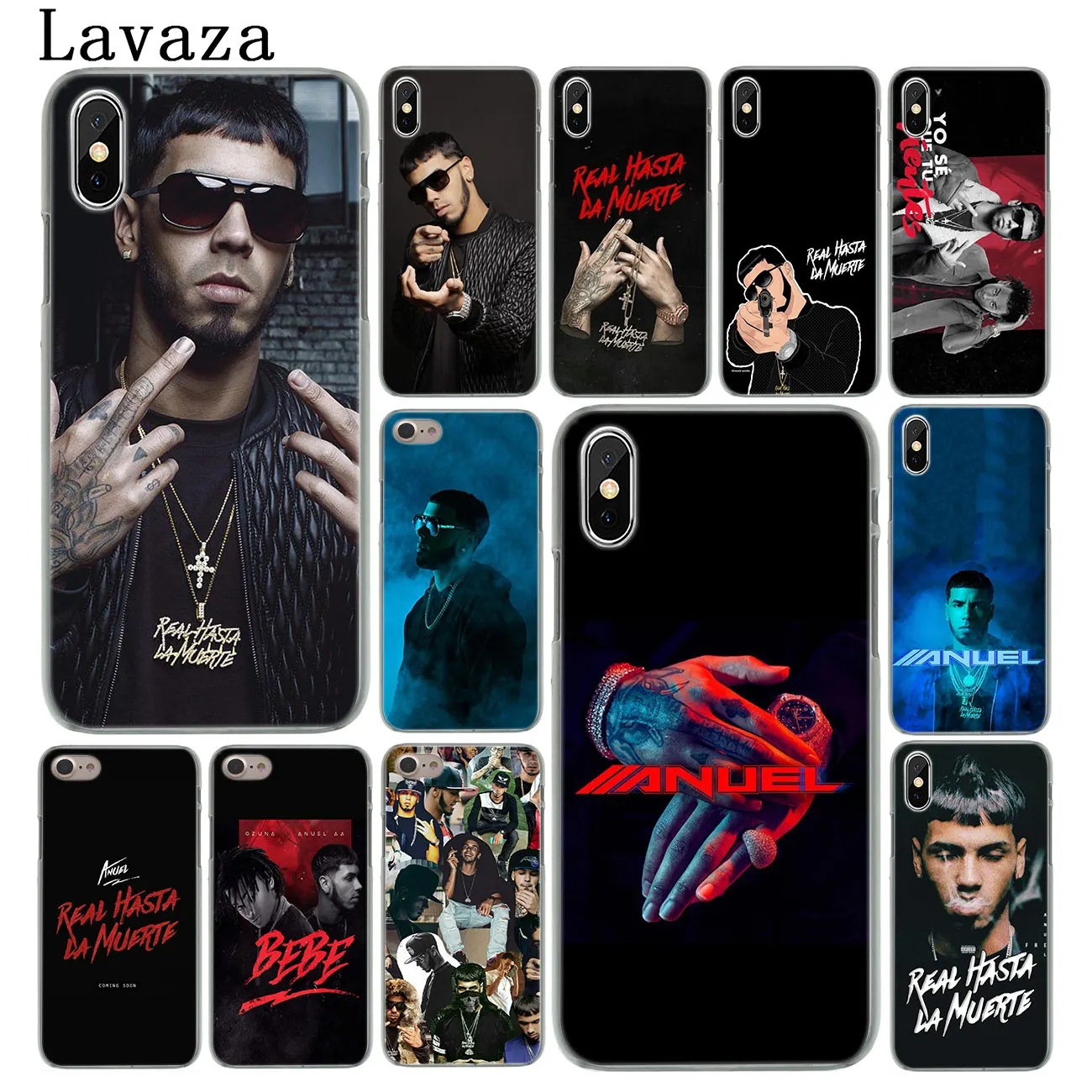 Жесткий чехол для телефона Lavaza Anuel AA pop iPhone XR X XS 11 Pro Max 10 7 8 6S 5 5S SE 4 4s|Чехлы-накладки| |