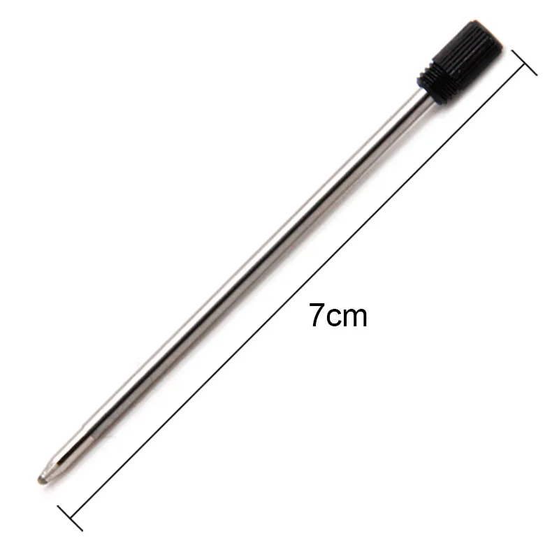 L 7cm 0.8mm 팁 액체 볼펜 볼펜 리필 크리스탈 스크루 드라이버 도구 독일 잉크 모래 스타일러스