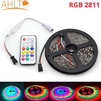 

5m/roll SMD WS2811 DC12V RGB Led Strip Waterproof Flexible Digital Ribbon External IC Christmas Neon Pc Home Lighting Decoration