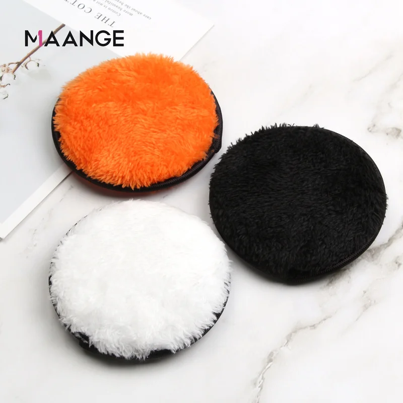 

2 Pcs Soft Microfiber Cloth Pads Remover Towel Cleansing Facial Makeup Towel Reusable Cotton Double Layer Cleaning Wipe Puff