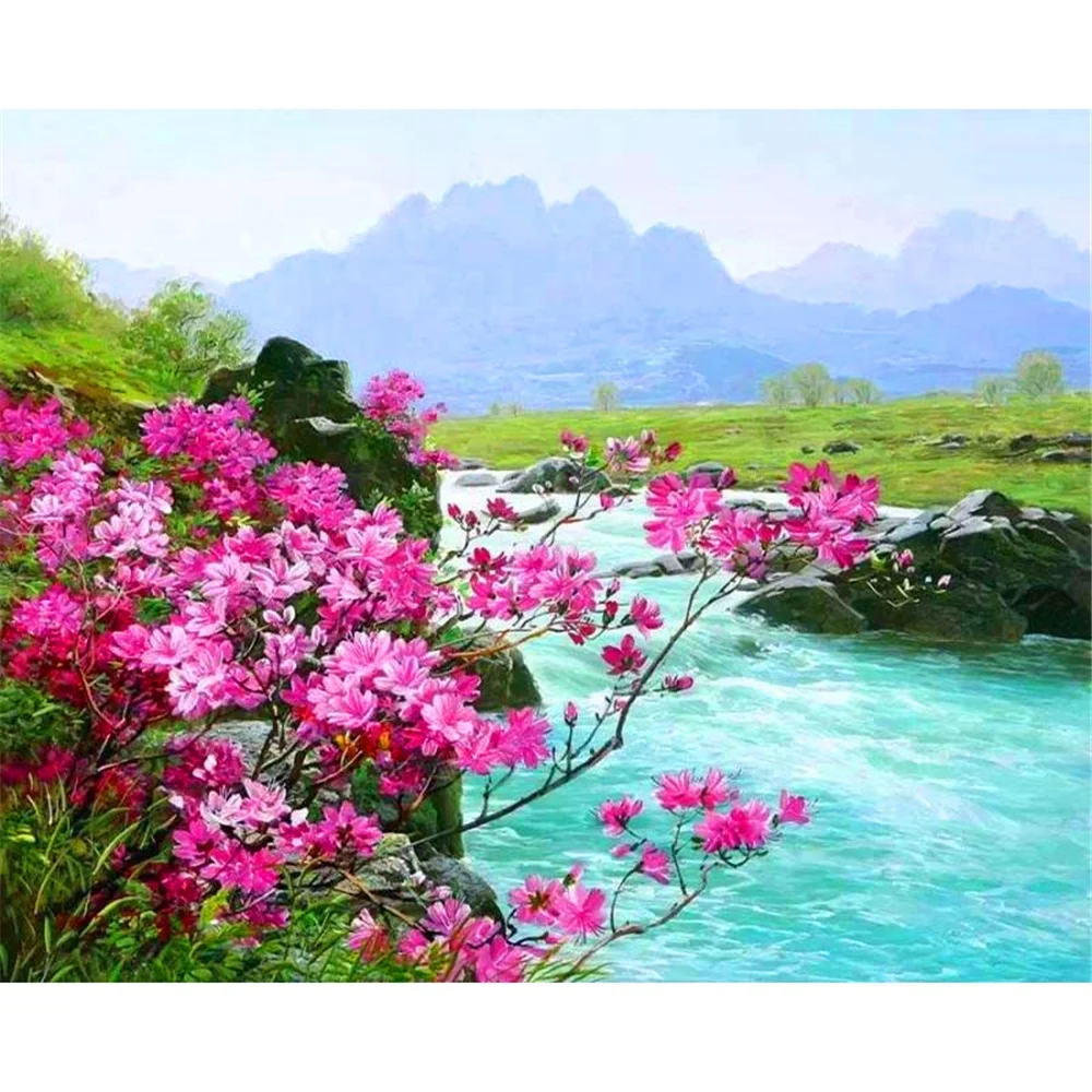 

CHIFEIYANG Paint By Numbers DIY Painting Set For Indoorsman's Depression-killer DIY Oil Painting With Frame