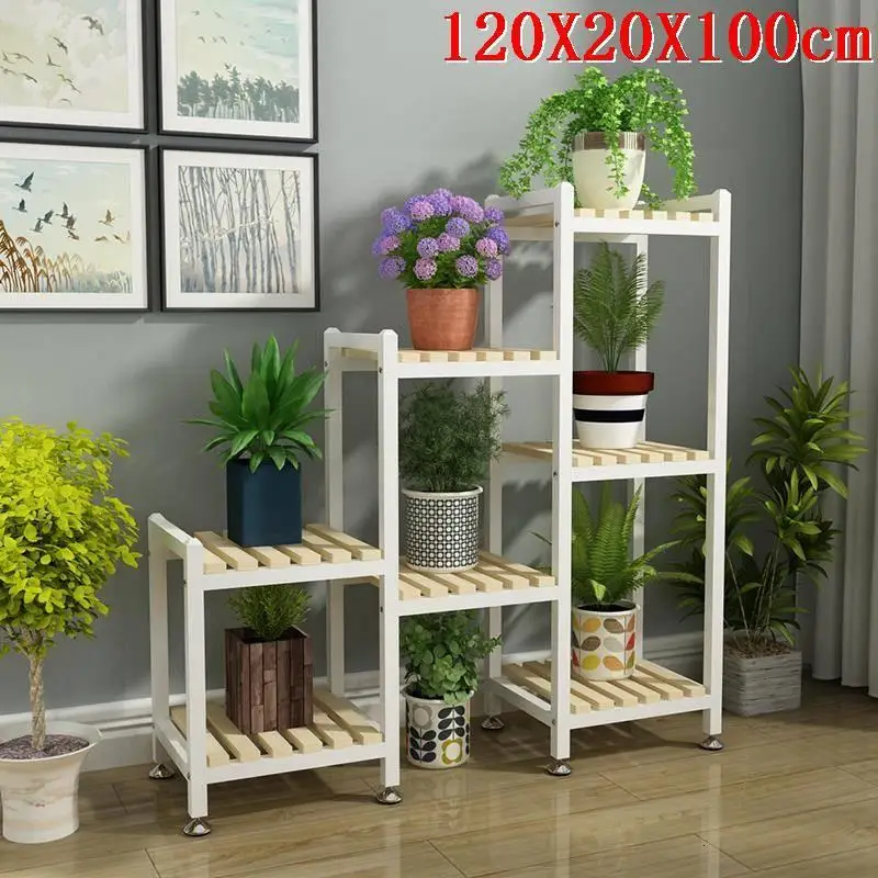 MODEL E Urbano Madera деревянные полки для Estante Mueble Para Plantas Stojak Na Kwiaty стойки Dekoration балкон Цветочная полка завод стенд - Цвет: MODEL E