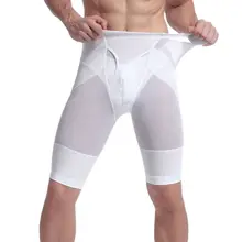 Новое мужское Корректирующее белье с высокой талией, Утягивающие трусы-боксеры с контролем живота
