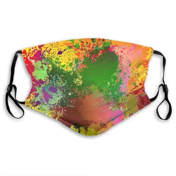 

LAURA FERGUSON Half Face Mask with Filter Unisex Tactical Winter Face Cover for Skiing orescent