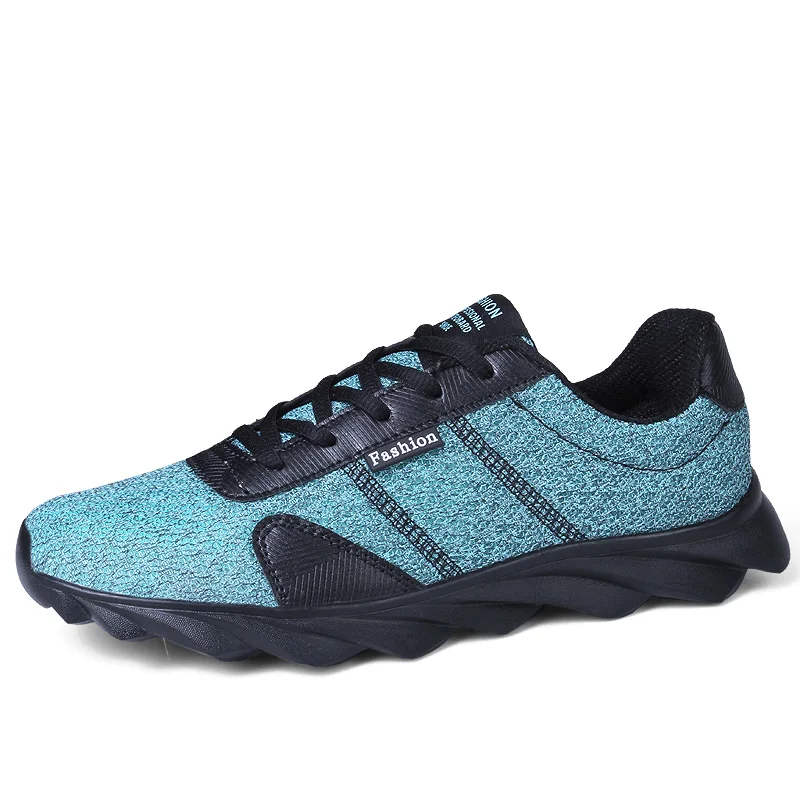 

New Lightweight Mesh Sneakers Shoes Men Outdoor Jogging Lace-up Men Sport Shoes Breathable Flats Casual Shoes Big Size 46