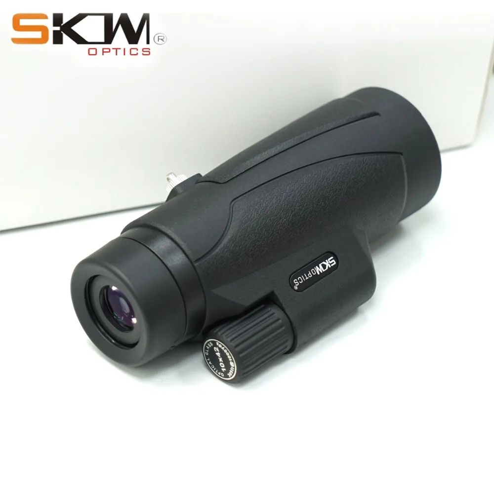 SKWOPTICS портативный супер монокулярный телескоп 10x42 BAK4 HD большой объектив Компактный телескоп мини