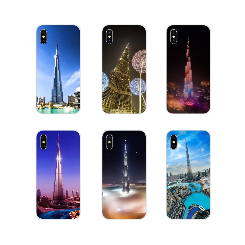 Флип-Чехлы для Xiaomi Redmi Note 3 4 5 6 7 8 Pro Mi Max Mix 2 2S Pocophone F1 Dubai Burj Khalifa Tower Building | Мобильные