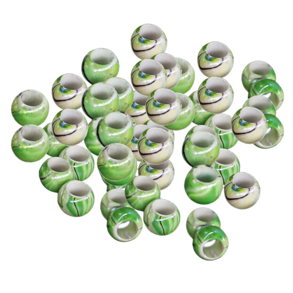 50Pcs Dreadlocks Beads, Hair Braid Beads, Hair Jewelry Rings Clips Dread Locks Dreadlocks Beads Braiding Hair Decorations