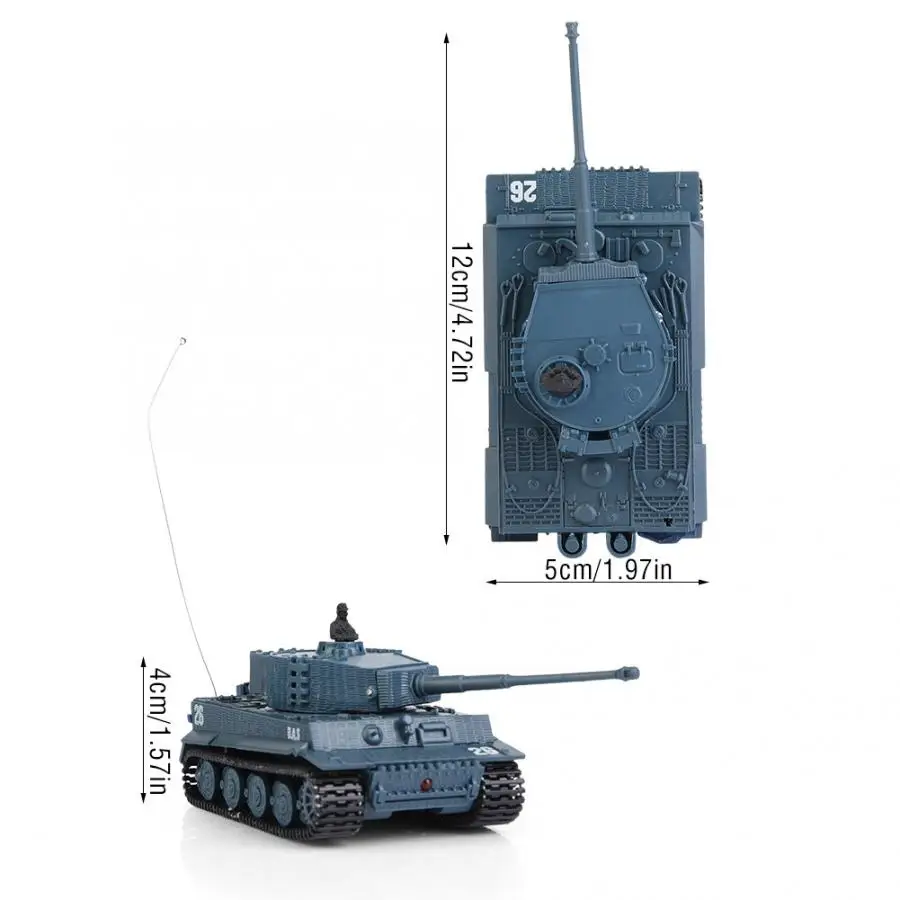 1/72 rc Танк 4 канала имитация дистанционного управления мини танк основной боевой военный танк электронные хобби игрушки для детей подарок