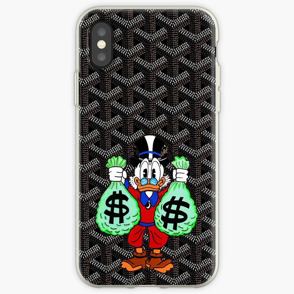 Черный прозрачный Чехол Goyard Money для iphone X XSMAX XR 11 Pro Max чехол для iphone 6 6s 5 5S 7plus 8plus iphone 7 8 чехол
