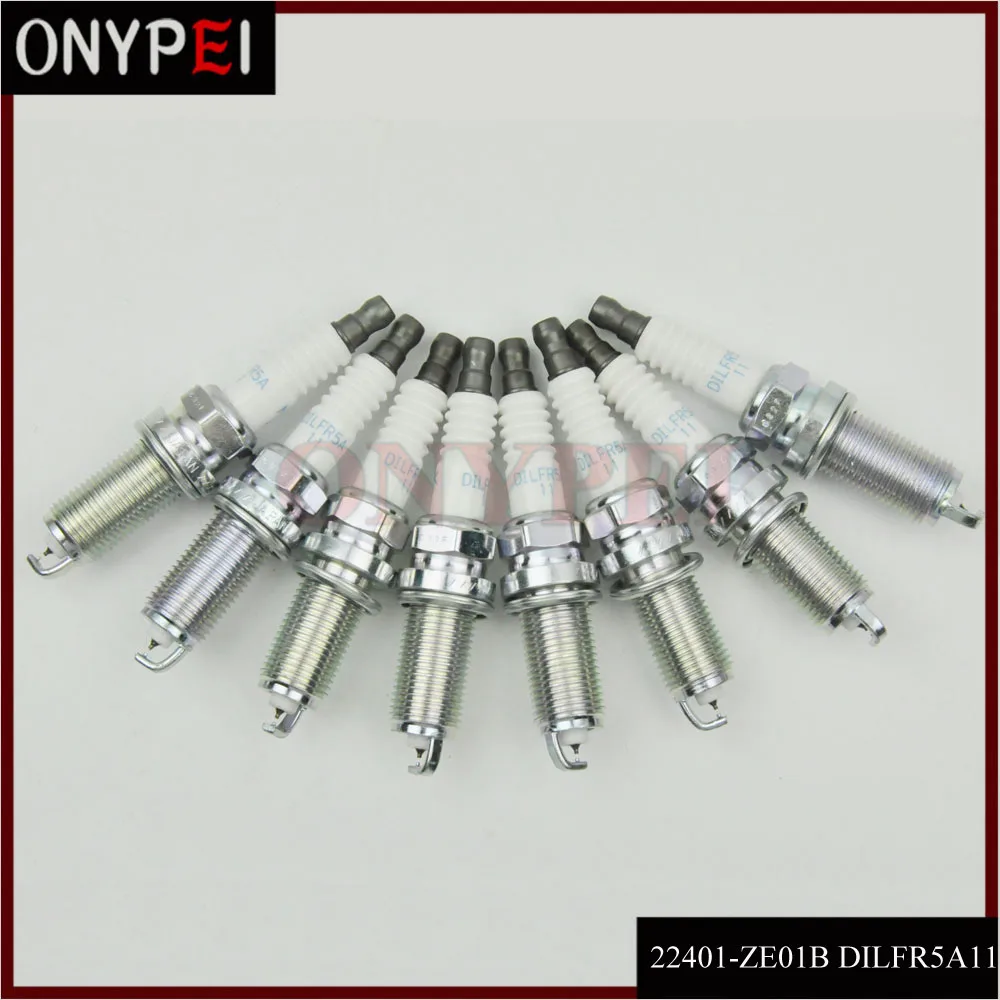 8 x Dual Iridium 22401 ZE01B DILFR5A11 93759 Свеча зажигания для Nissan Armada Frontier Infiniti QX56 22401ZE01B ZE01B|Свечи и