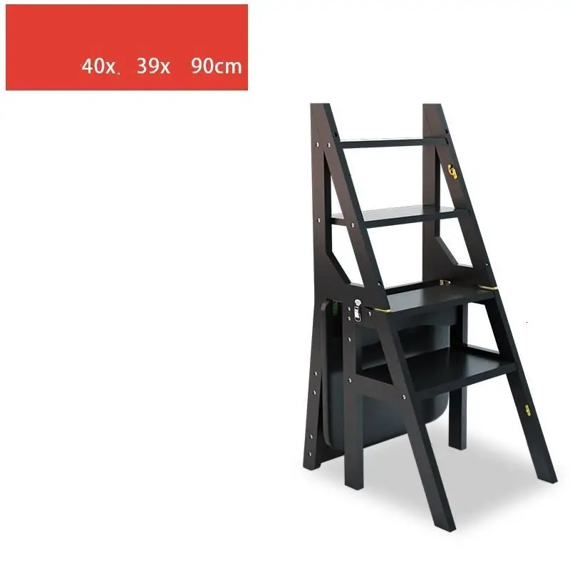 Кухонная лестница Marches Dobravel складной Плетеный Tangga Lipat Escalera Madera стремянка стул Escabeau Escaleta ступенчатый стул - Цвет: Number 7