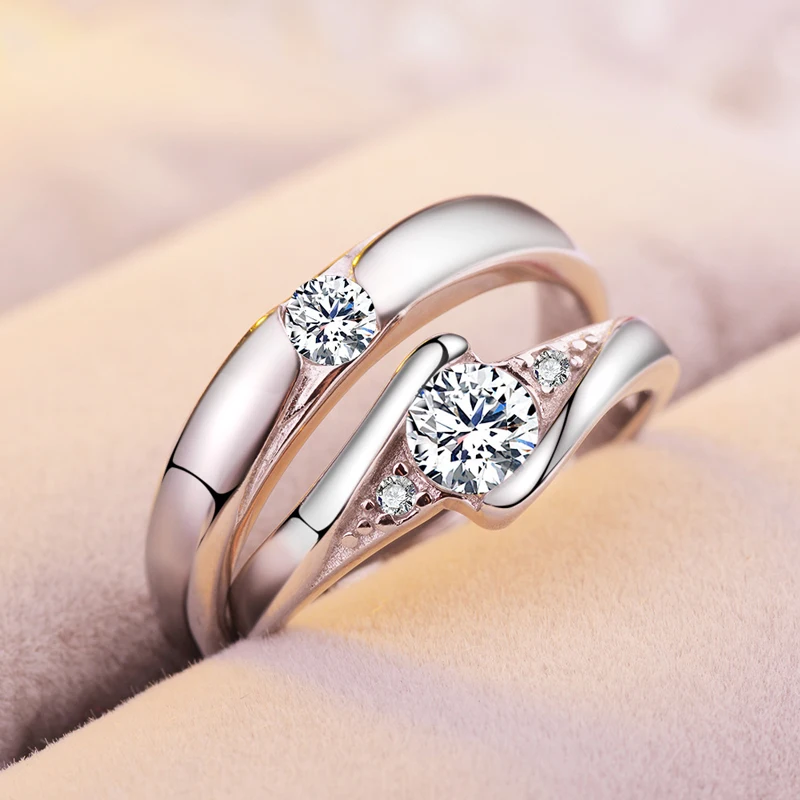 Кольцо из серебра 925 пробы с фианитами AAA|set rings|925 sterling silver ringsterling rings |