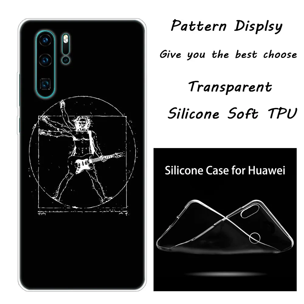 Роскошный силиконовый чехол в виде рока черепа для huawei NOVA 3 3i 5 5i P20 P30 Pro P9 P10 P8 Lite P Smart Z Plus Модный чехол