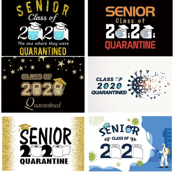 

Congratulation Graduates Decor Senior Class Of 2020 Background Photo Props Unique Quarantine Graduation Background Decoration