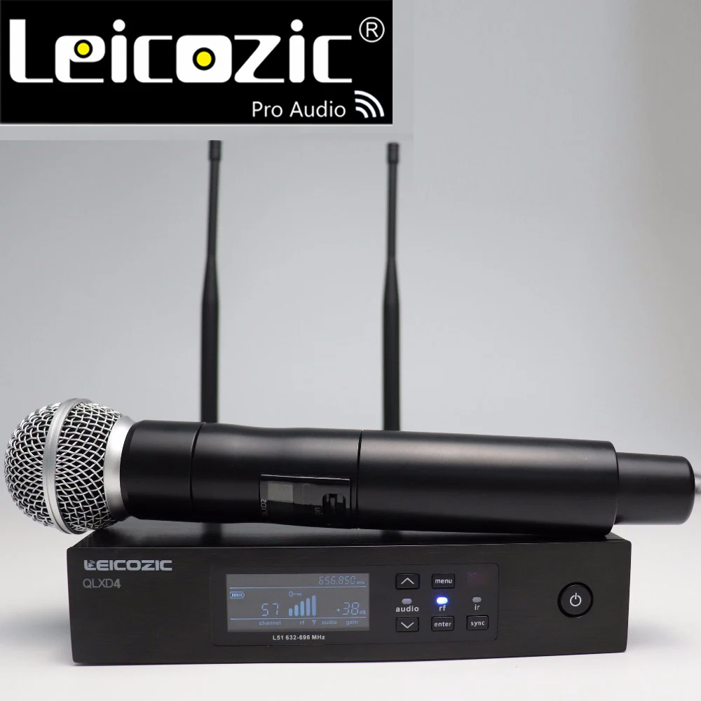Leicozic Wireless Microphone QLXD4 QLDX4 QLXD2