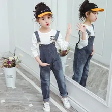 Ковбойские подтяжки для девочек весенне-осенние брюки большого мальчика в западном стиле г. Новая стильная осенняя одежда детская одежда для маленьких девочек