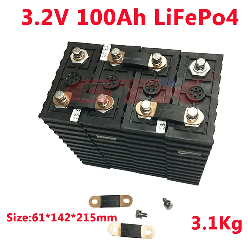 

LiFePo4 3.2v 100ah 50Ah lithium battery high capacity 3.2v cells for diy 12V 24V 100Ah 300Ah 600Ah solar energy panels motorhome