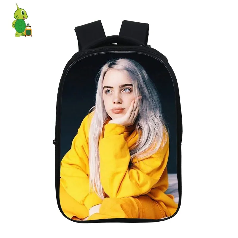 5 Mochila Billie Eilish рюкзак хип-хоп школьные сумки для подростков мальчиков и девочек 14,5 дюймов Детский рюкзак для книг водонепроницаемый дорожный рюкзак - Цвет: 5