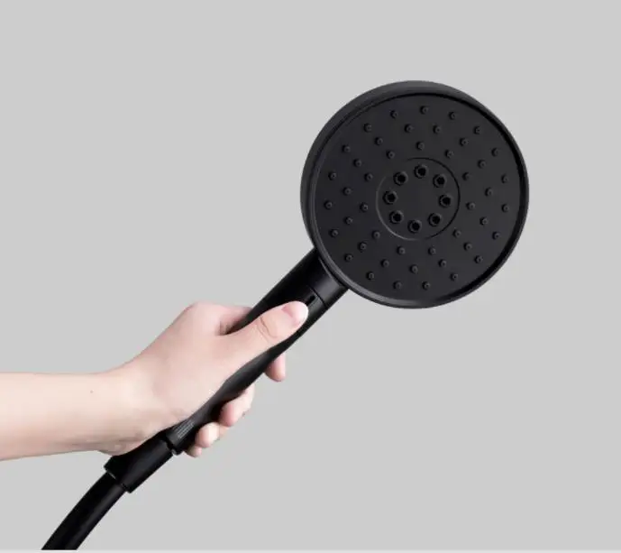 Xiaomi Mijia Diiib ручная душевая головка набор 360 градусов отверстие для воды душ длинный шланг для ванной комнаты - Цвет: Black Shower