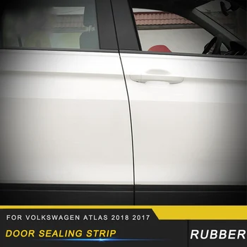 

For Volkswagen VW Atlas Teramont Auto Car Door Sealing Strip Trim Anti-collision Rubber Cover Exterior Accessories