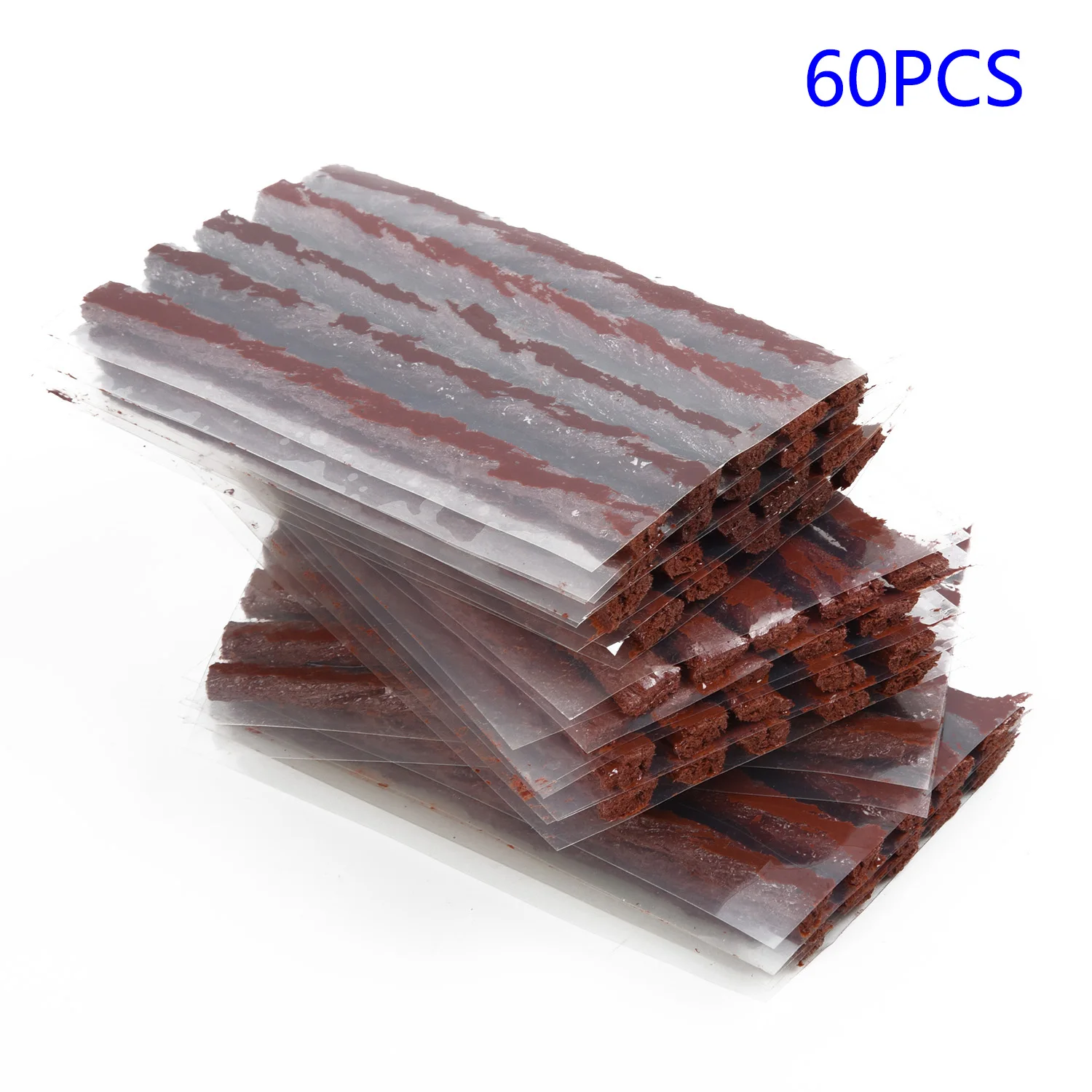 

60x Tire Repair Plug Tubeless Patch Rubber Strips Accessory For Car Tire Repair