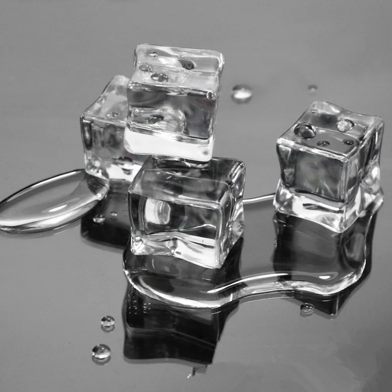10 шт. искусственные кубики льда из акрила Хрустальный домашний дисплей