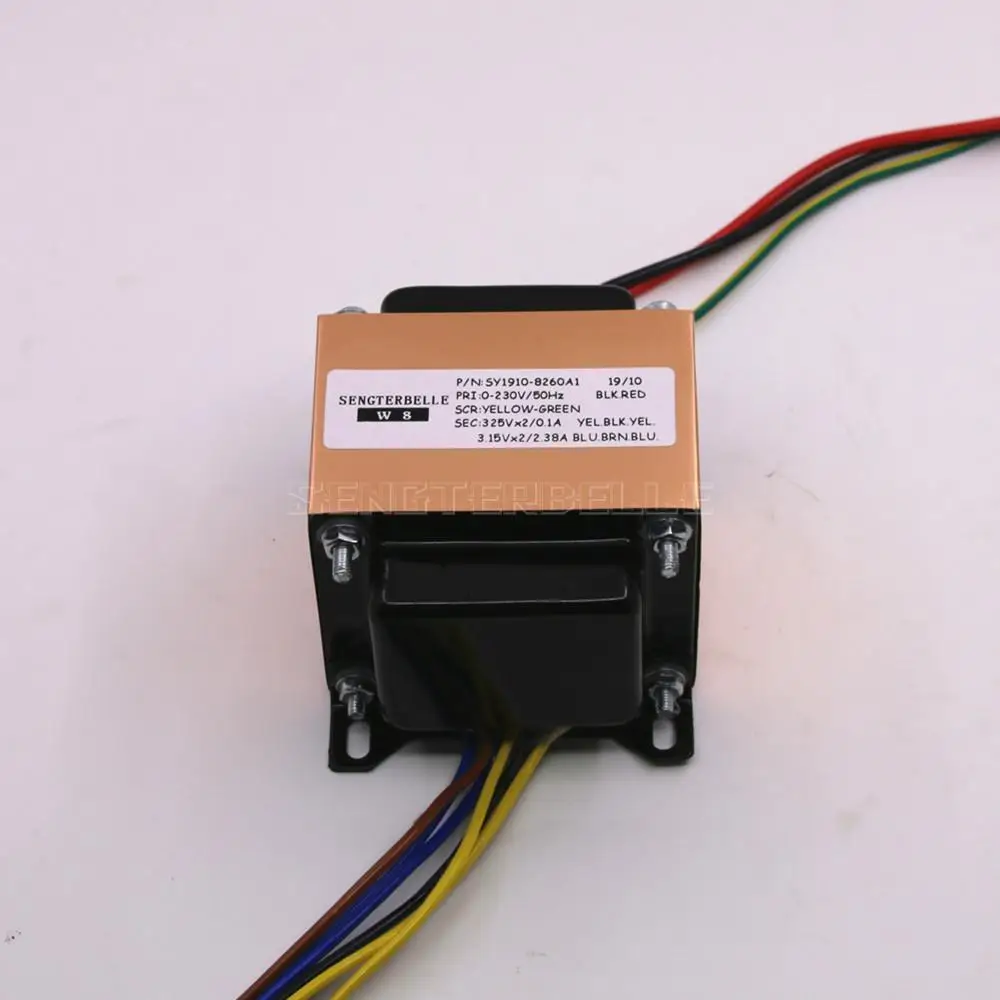 80W (80VA) 오디오 EI 유형 변압기 이중 325V 이중 3.15V 증폭기 전력 변압기, 오디오 EI 유형 변압기