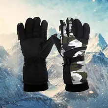 Мужские/wo мужские перчатки для катания на лыжах, зимние перчатки для альпинизма, теплые водонепроницаемые утолщенные перчатки, противоскользящие перчатки