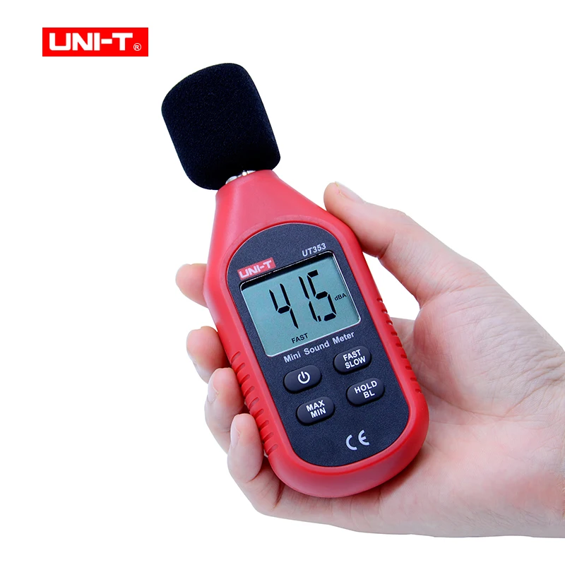 Мини Измеритель звука UT353 30 ~ 130 дБ цифровой голосовой тестер Noice Decibel Monitor db Meter|db