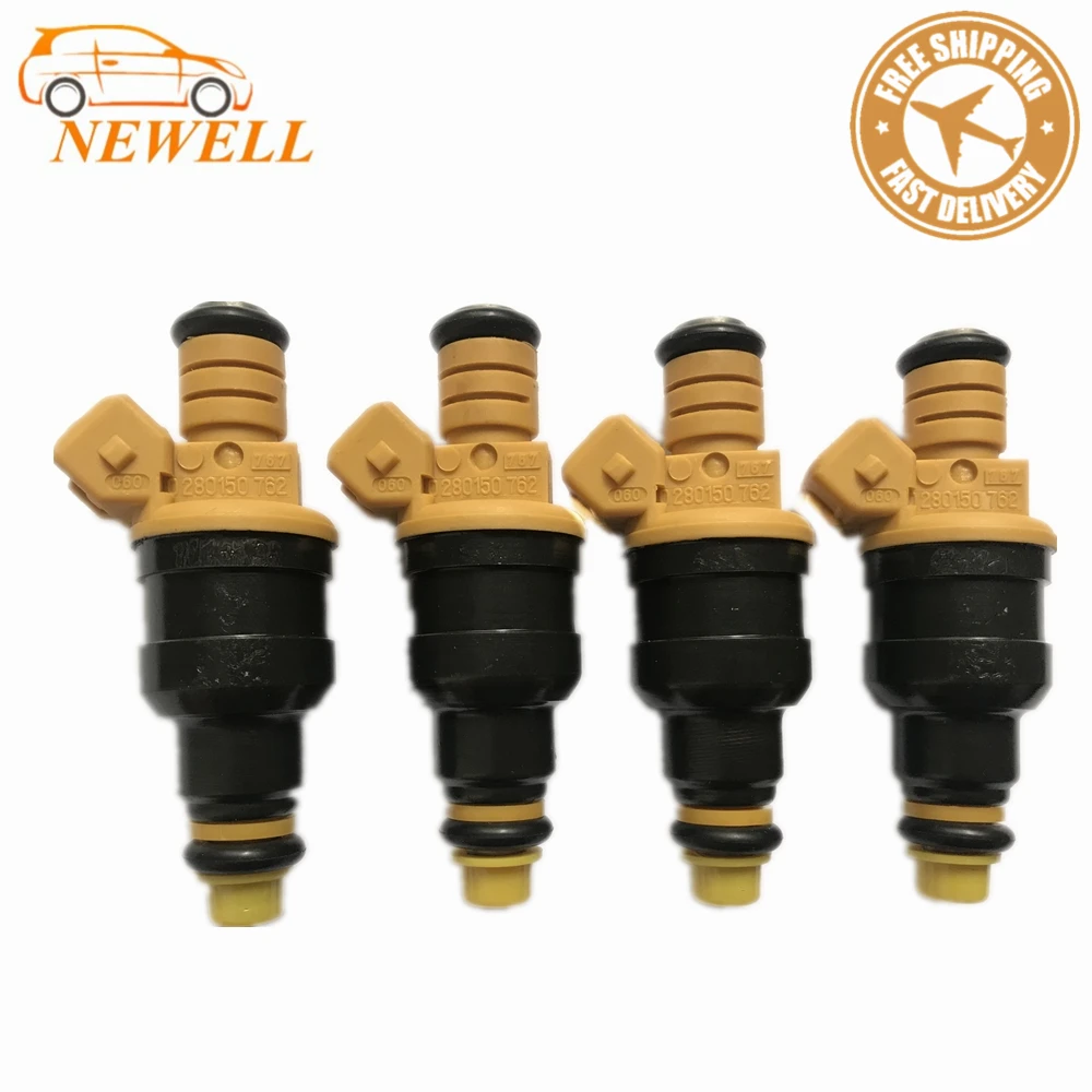 

Set 4 Fuel Injector 0280150762 For Volvo 240 740 940 960 940 Peugeot 205 Citroen 02801 50762