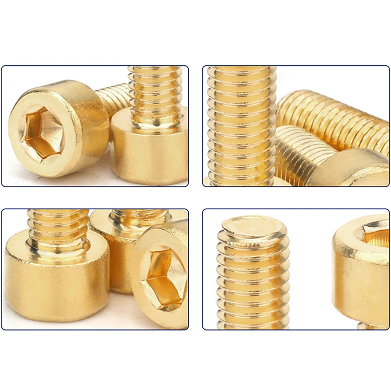 Viti Per Metallo Testa Cilindrica Ottone M2 X 20-10 Pezzi - Foto 6