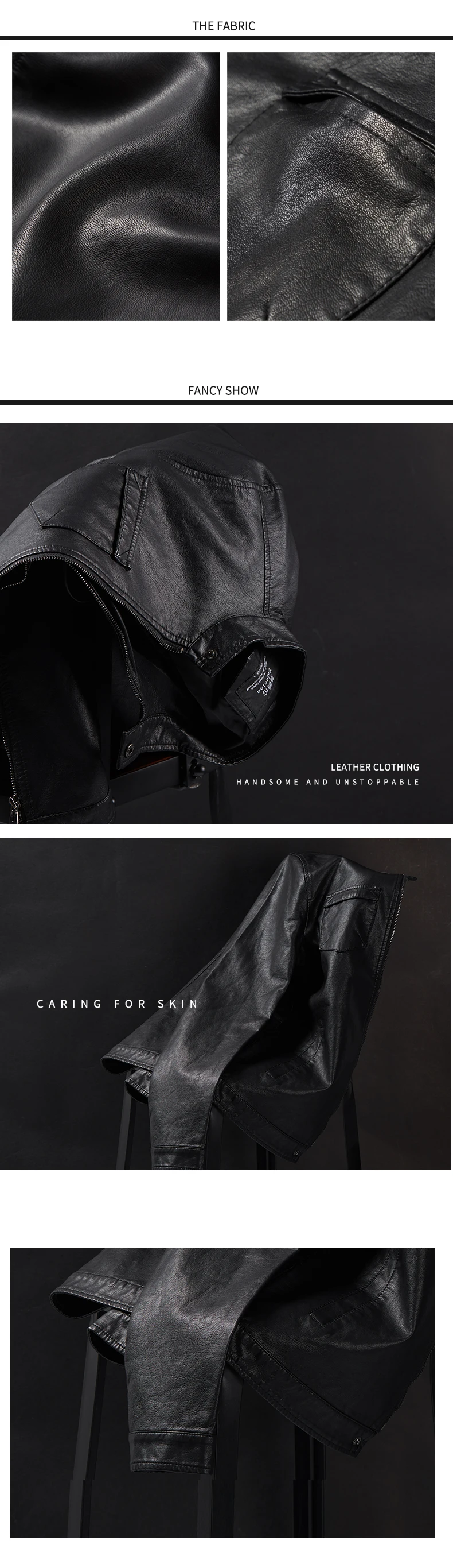 Enjeolon брендовые мотоциклетные мужские кожаные куртки обычные тонкие мужская одежда на молнии со стоячим воротником мужские повседневные Черные пальто P203