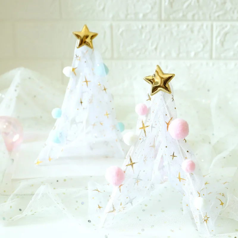 1 комплект Свадебный Праздничный торт топперы кружево своими руками звезда помпон палатка торт украшение для девочек день рождения рождественские украшения для дома